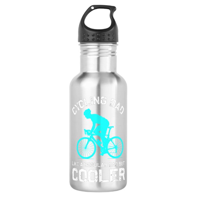 Garrafa cycling dad like a regular dad but cooler (Frente)