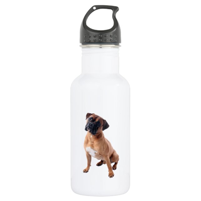 Garrafa da bebida do cão do pugilista (Frente)
