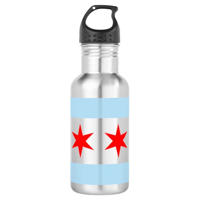 Garrafa da liberdade da bandeira de Chicago (Frente)