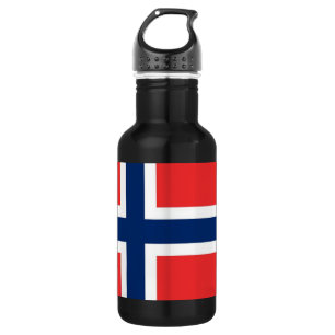 Garrafa da liberdade da bandeira de Noruega