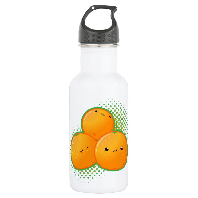 Garrafa da liberdade das laranjas de Kawaii (Frente)