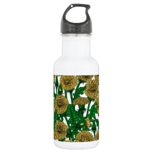 Garrafa Dandelions on white