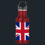 Garrafa de aço sem manchas Union Jack<br><div class="desc">Beba mais água. Sua pele, cabelo, corpo e mente irão te obrigado. E agora, beba da sua garrafa de água do Union Jack e seu senso de estilo vai te obrigado também. Dang, hidratação nunca parecia tão boa! O seu frasco é: 18 oz. garrafa; Feito com aço inoxidável 18/8; Altura:...</div>