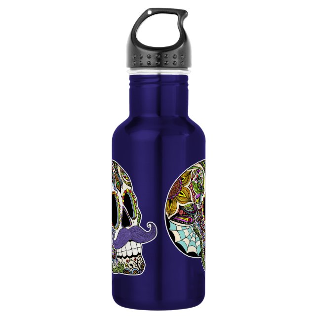 Garrafa de açúcar do bigode (cor) (Frente)