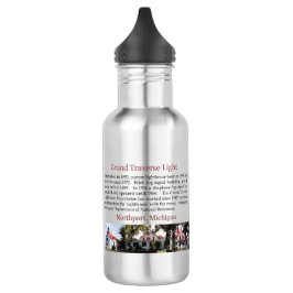 Garrafa de água com histórico de farol