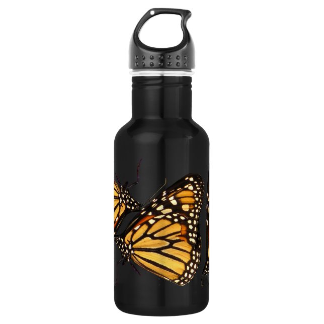 Garrafa de água da borboleta de monarca 18oz (Frente)