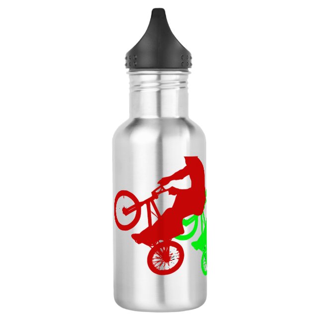 Garrafa de água da raça de BMX (Esquerda)