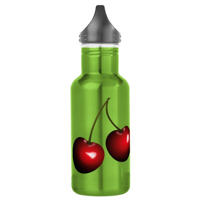 Garrafa de Água de Aço Inox Cherries (Esquerda)