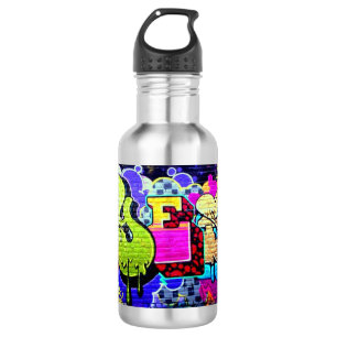 Garrafa de Água de Aço Inox Sim Graffiti