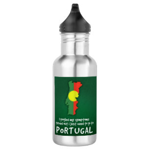 Garrafa de Água de Aço Inox - Vá para Portugal
