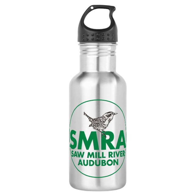 Garrafa de água de aço inoxidável com logotipo SMR (Frente)