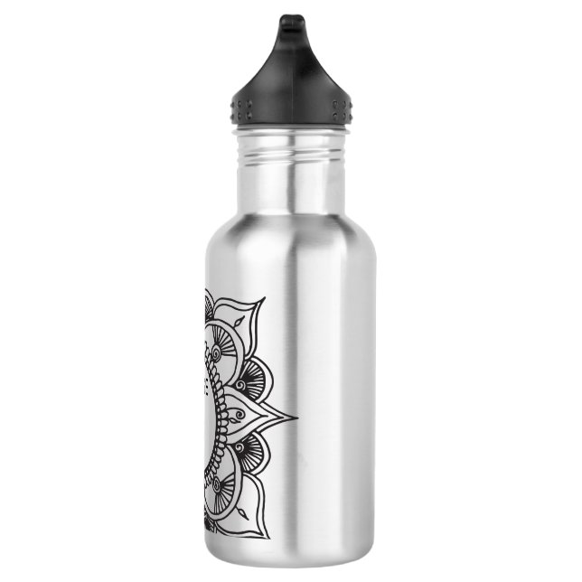 Garrafa de água de aço inoxidável da mandala da (Direita)