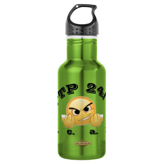 garrafa de água de aço inoxidável "FTP 24/7" (Frente)