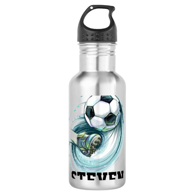 Garrafa de água de aço inoxidável Soccer (Frente)