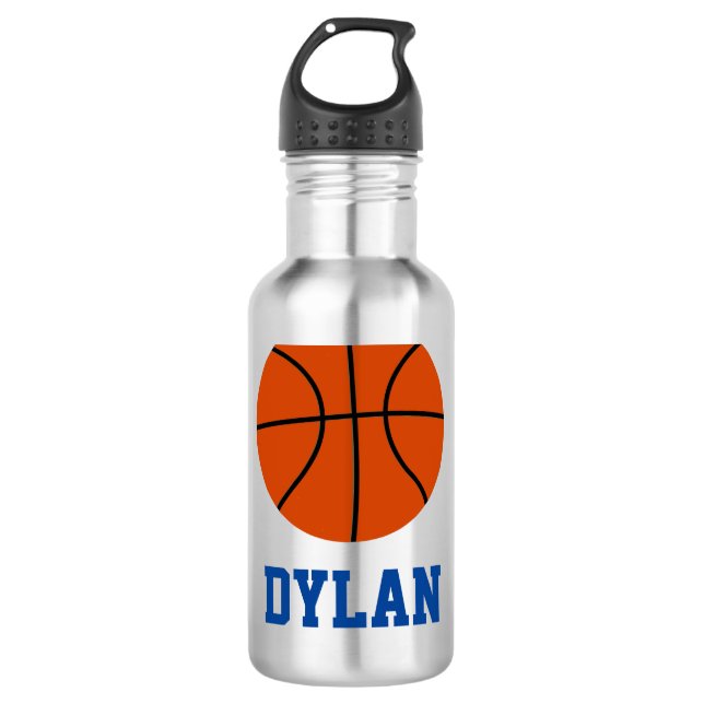 Garrafa de Água de Basquete Personalizada (Frente)
