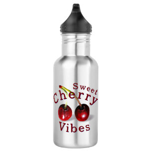 Garrafa de água de cerejas