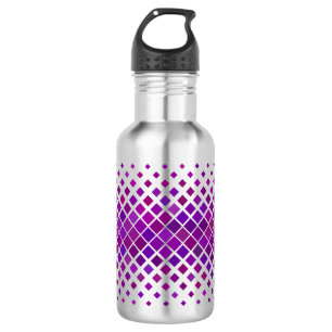 Garrafa de água de Design de ouros magenta roxos