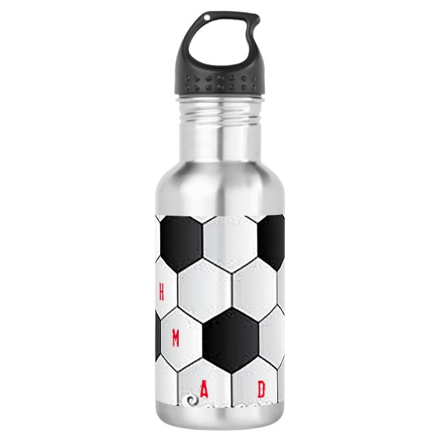Garrafa de água de futebol (Frente)