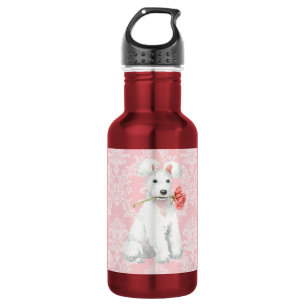 Garrafa de água de Rosa namorados