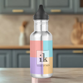 Garrafa de água do bloco de cor personalizado | Ar