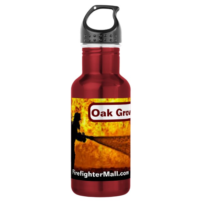 Garrafa de água do bombeiro do Oak Grove VFD (Frente)
