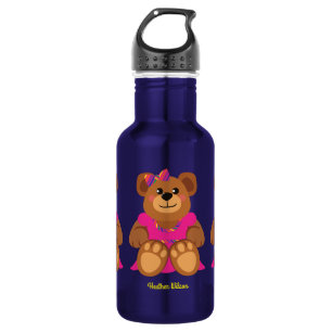 Garrafa de água doce de urso de peluche