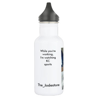 Garrafa de água engraçada de gato remoto KC esport