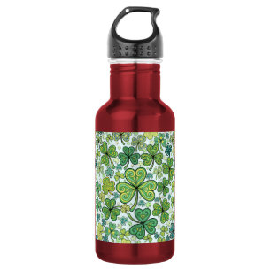 Garrafa de água esportiva Elegant Blue e Green Sha
