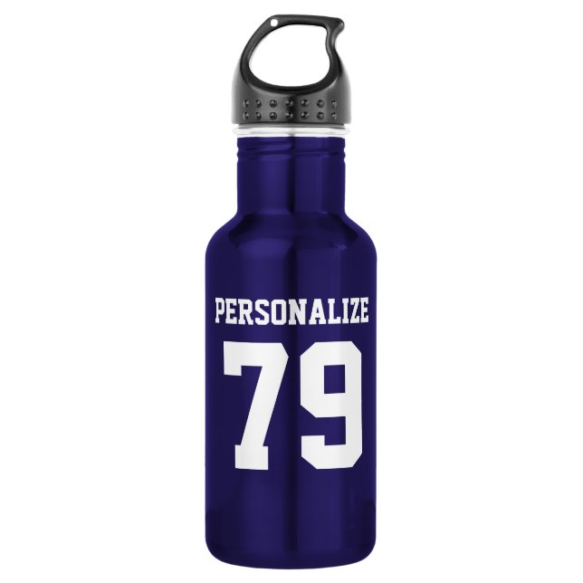 Garrafa de água esportiva personalizada de aço ino (Frente)