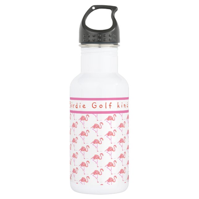Garrafa de Água Flamingo Personalizada (Frente)