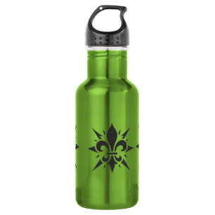 Garrafa de água "Fleur-de-lis Estilizada"