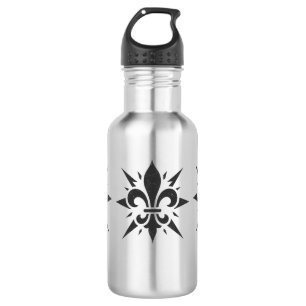 Garrafa de água "Fleur-de-lis Estilizada"