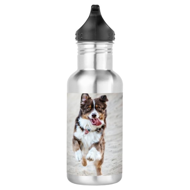 Garrafa de água - Foto personalizada personalizada (Direita)