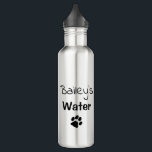 Garrafa de água - Foto personalizada personalizada<br><div class="desc">Pegue seu melhor amigo, sua própria garrafa personalizada de água fotográfica personalizada! Seja numa caminhada, numa tarde a brincar no parque, numa viagem à família, o seu pãozinho favorito precisa de água. Agora ele pode ter sua própria garrafa de água personalizada com sua foto favorita. Não confundir quem é a...</div>