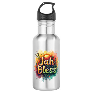 Garrafa de Água Jah Bless - Reggae Vibes