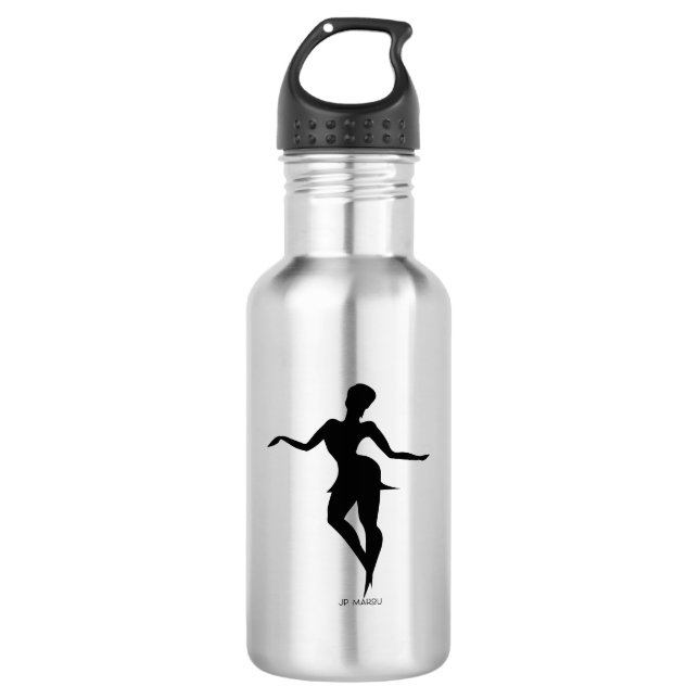 Garrafa de água JP MAROU Activewear 18oz | Dance F (Frente)