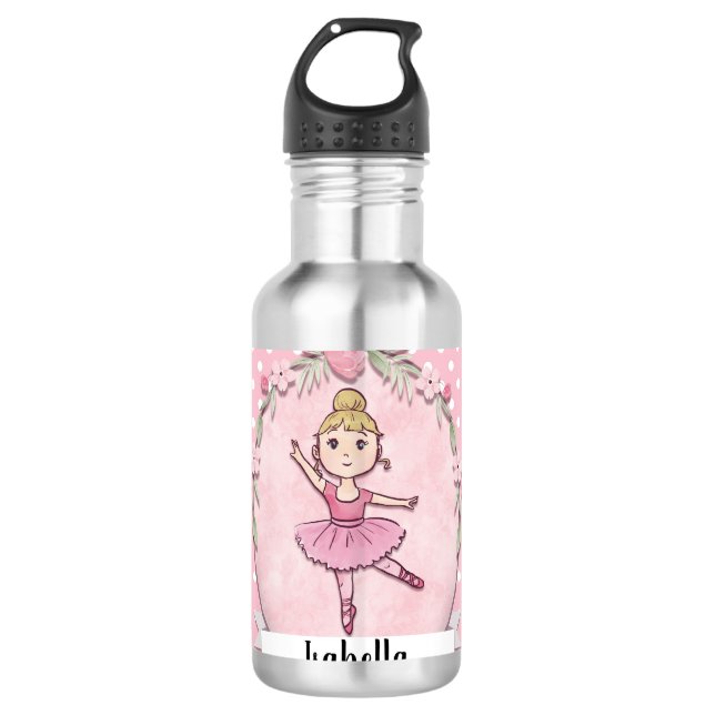 Garrafa de água loira personalizada (Frente)