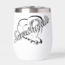 Garrafa de água nevada Vinho Tumbler MoonHeart