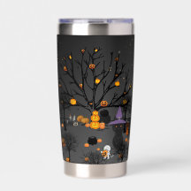 Garrafa de água para bebidas de Halloween fofa
