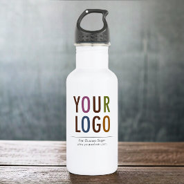 Garrafa de água personalizada de 18 oz com logotip