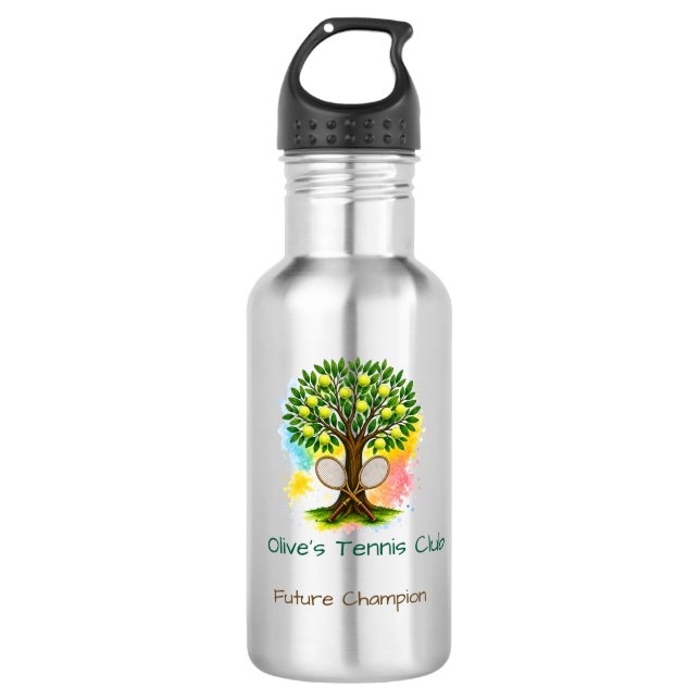 Garrafa de Água Personalizada do Clube de Tênis pa (Frente)
