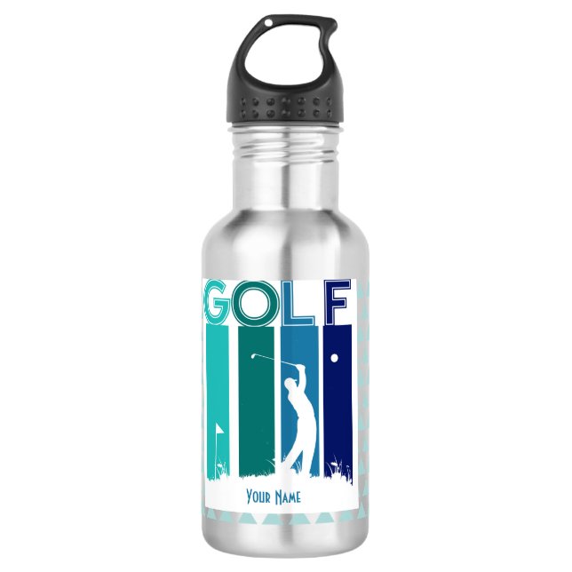 Garrafa de Água Personalizada do Golf Pro (Frente)