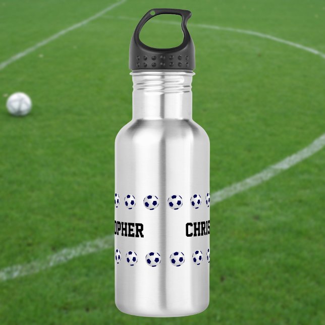 Garrafa de Água, Personalizada, Futebol, Aço (Criador carregado)