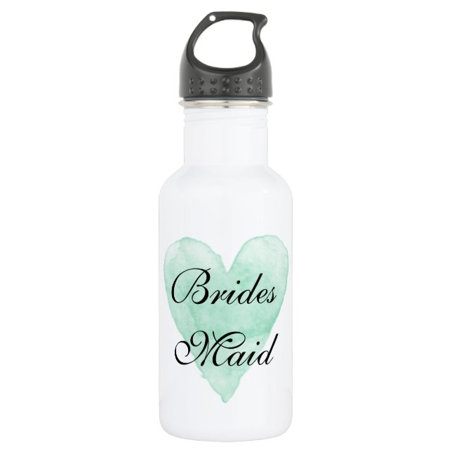 Garrafa de água personalizada para casamento com c (Frente)