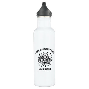 Garrafa de Água Tech Personalizada com Texto Custo