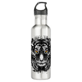 Garrafa de água Tigre | Tigre preto e branco