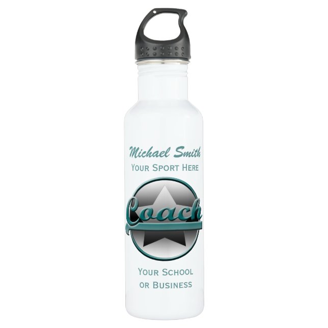 Garrafa de Aqua e Cinza (Frente)