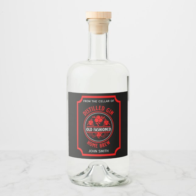 Garrafa de Gin Personalizada (Frente)
