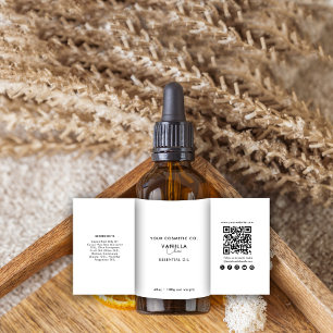 Garrafa de Modelo do adesivo do produto cosmético