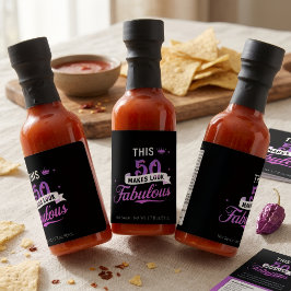 Garrafa de Molho Picante 6-Pack para Festa de Aniv